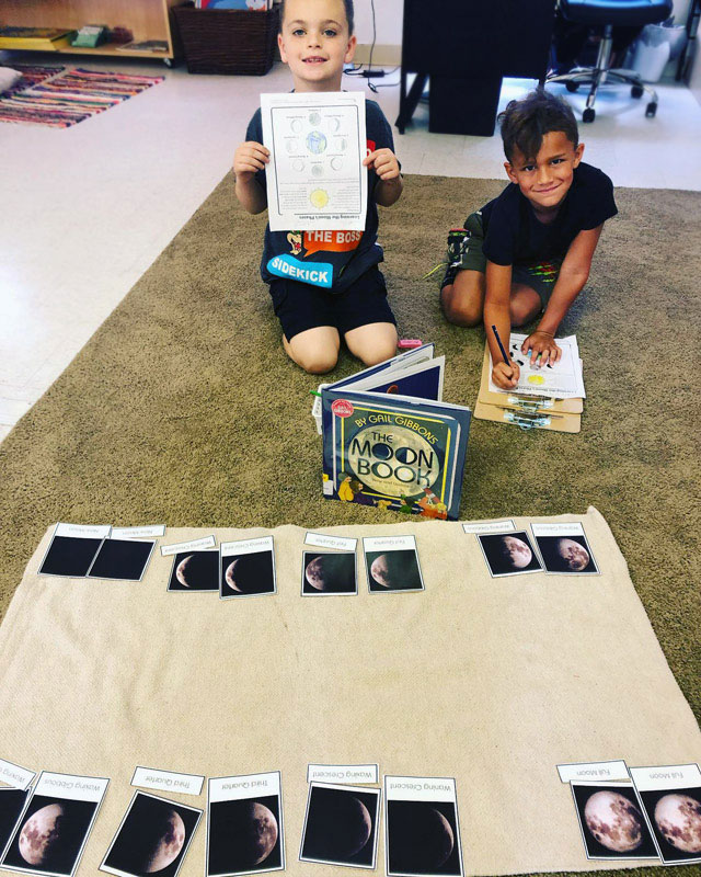 Charlotte Preparatory School Montessori students and staff learning together