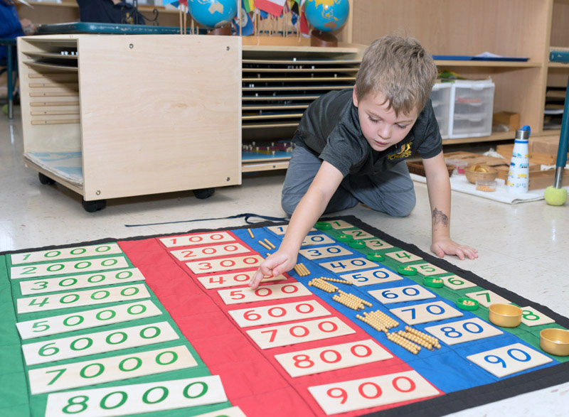 Charlotte Preparatory School students and staff learning and playing together