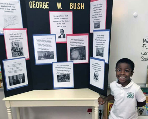 Charlotte Preparatory School Montessori students and staff learning together